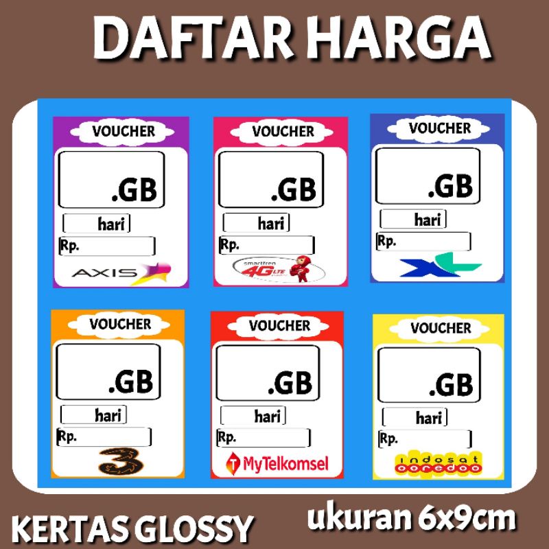 

label voucher data konter dan phoncel ns39f