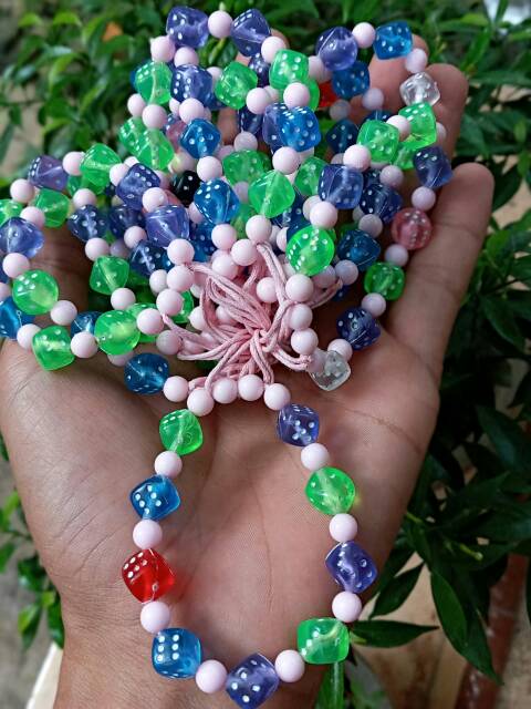 1gross Gelang Mute Mote Manik Anak Colorfull Berbagai Motif