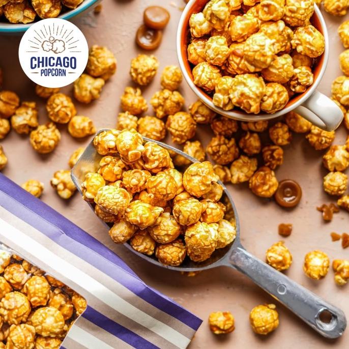 

Chicago Popcorn Karamel Medium, 250 gr, Freshly made