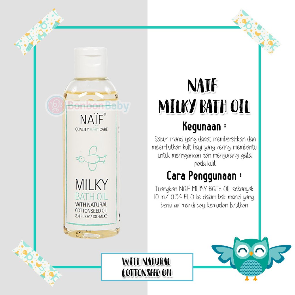 Naif Milky Bath Oil