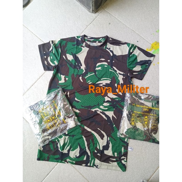 ORI 100%. kaos Dry fit loreng Malvinas jatah TNI AD 2019.