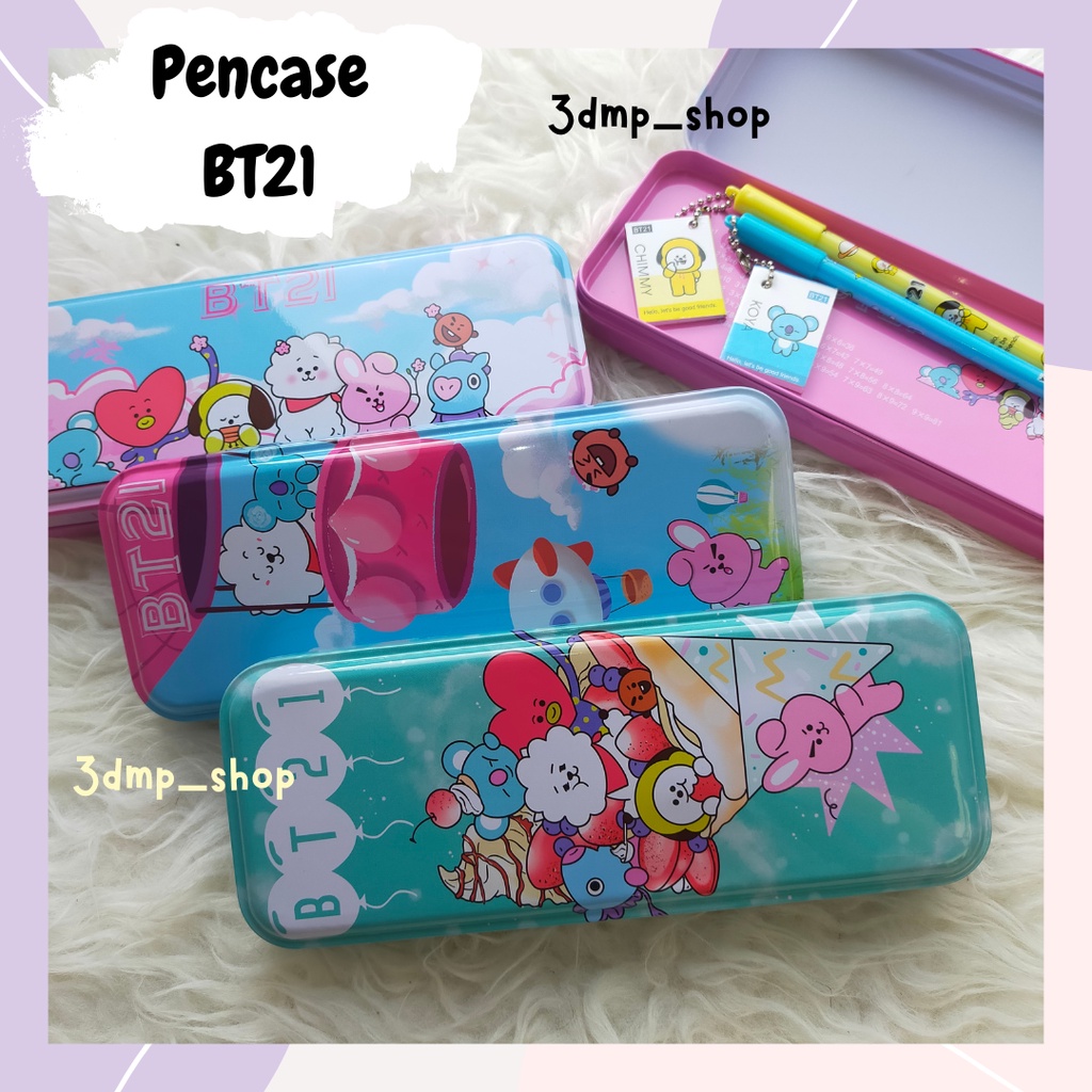 Pencase Tempat Kotak Pensil BT21 BTS KPOP