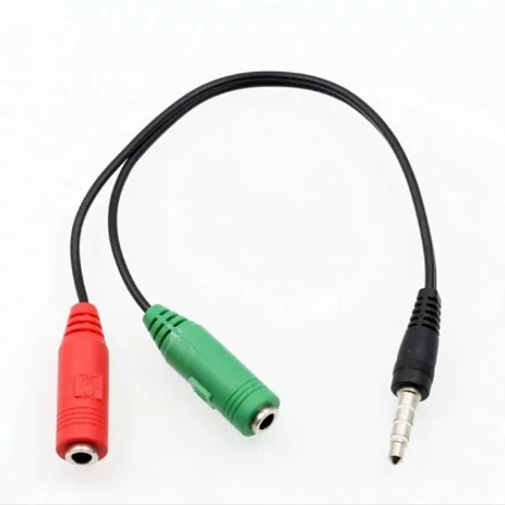 KABEL SPLITTER MALE TO JECK 3.5mm FEMALE 2IN1 MICROPHOENE AUDIO 910902