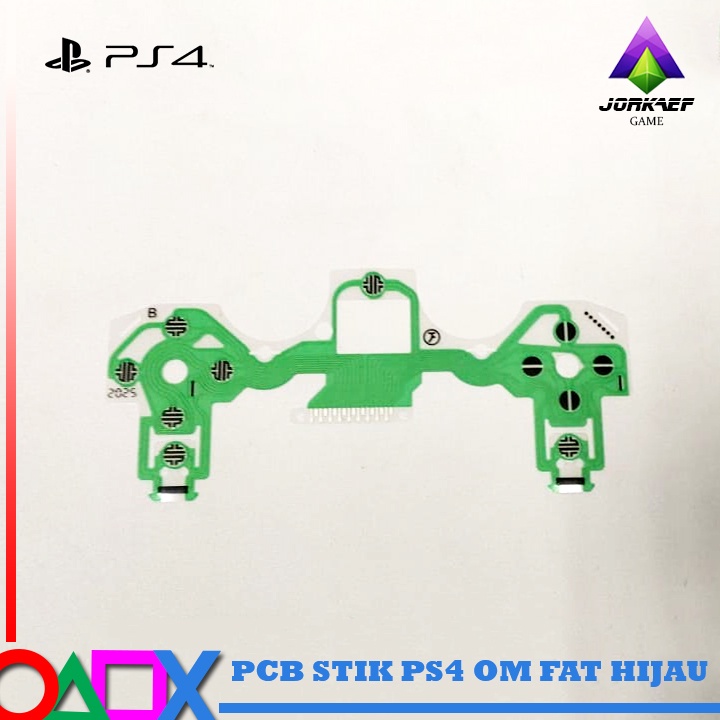 PCB PLASTIK STIK PS 4 FAT HIJAU