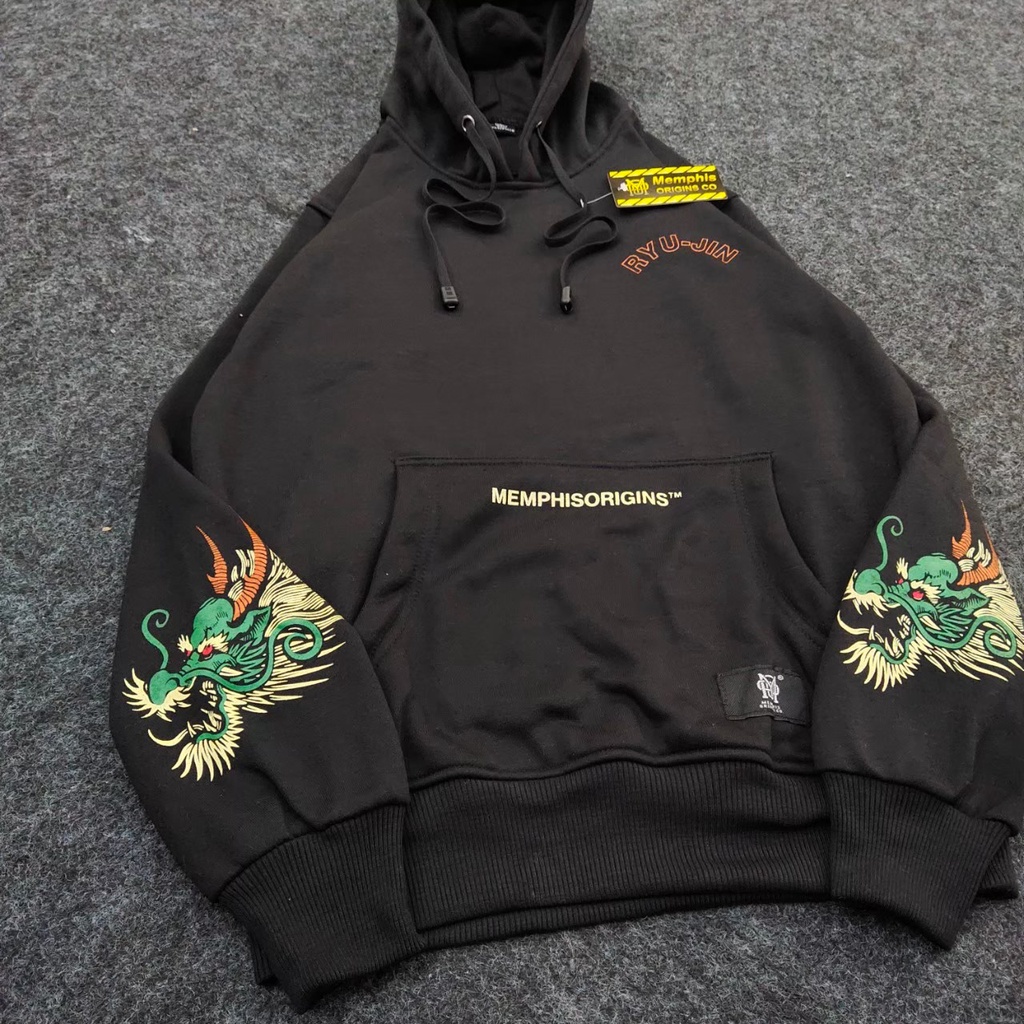 sweater hoodie motif naga ryujin