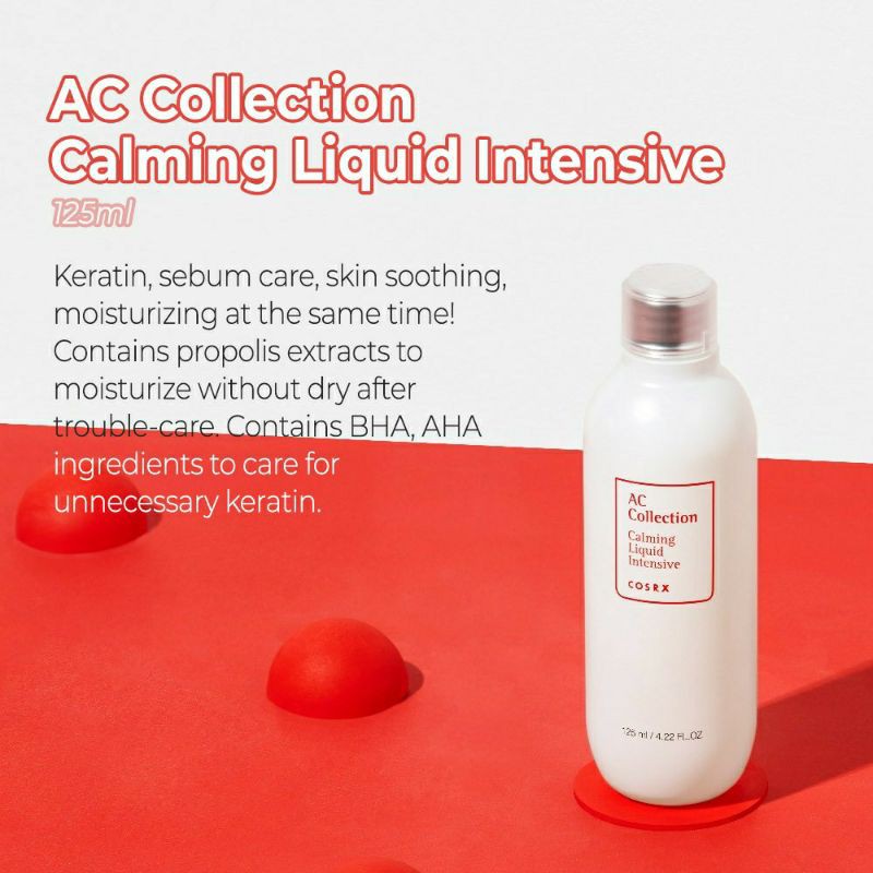 COSRX AC Collection Calming Liquid Mild / Calming Liquid Intensive 125 mL / Calming Foam Cleanser