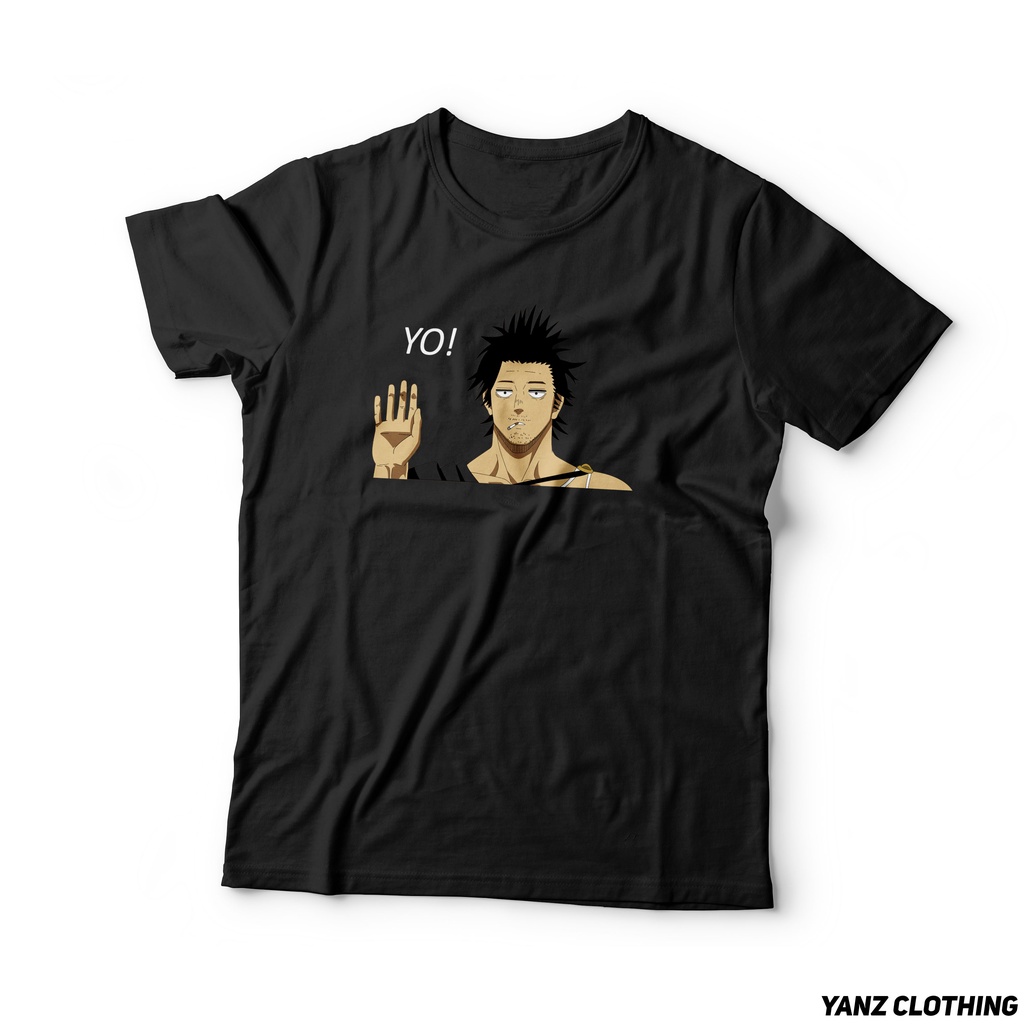 Kaos Black Clover 'YO Yami' - Kaos Distro