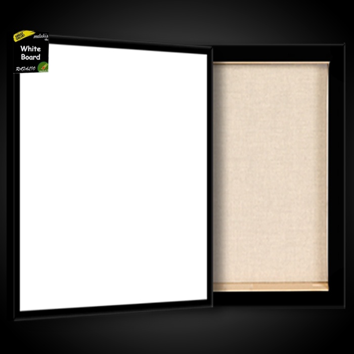 

White Board Melamin Papan Tulis Putih By Ravalio 50x110 cm