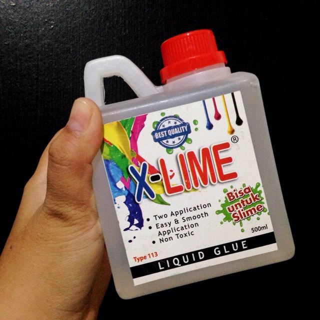 Lem cair X-lime clear glue utk slime bening 500ml