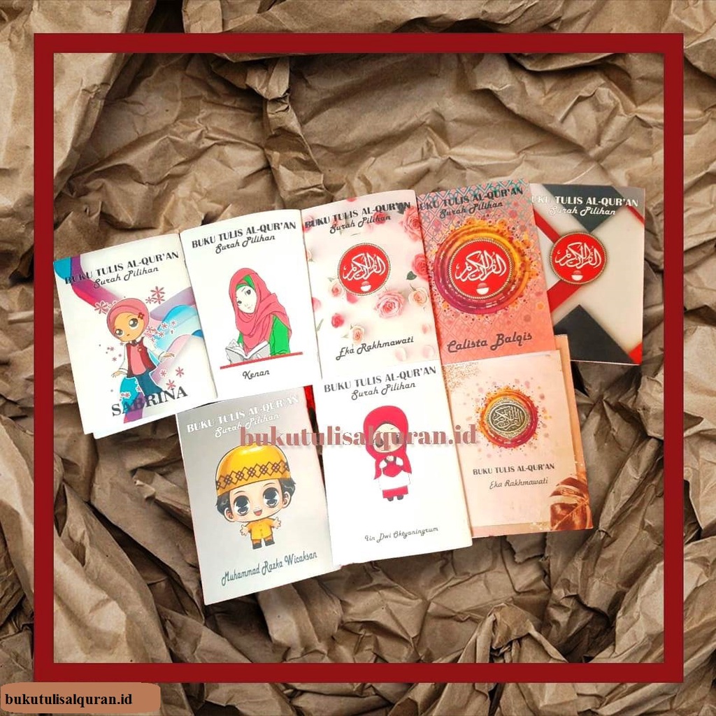 

Buku Tulis Al Qur'an Surah Pilihan A5 Custom Untuk Anak-Anak