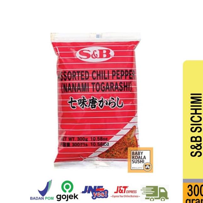 

S&B ICHIMI TOGARASHI 300 G BUBUK CABE IMPORT JEPANG