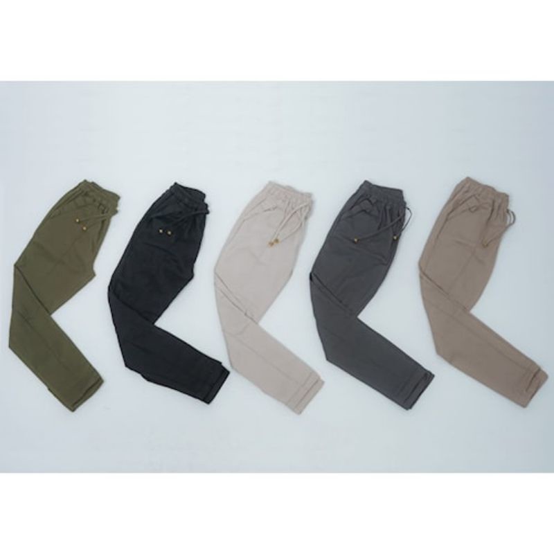 CELANA WANITA JOGER PANTS TWILL STRETCH