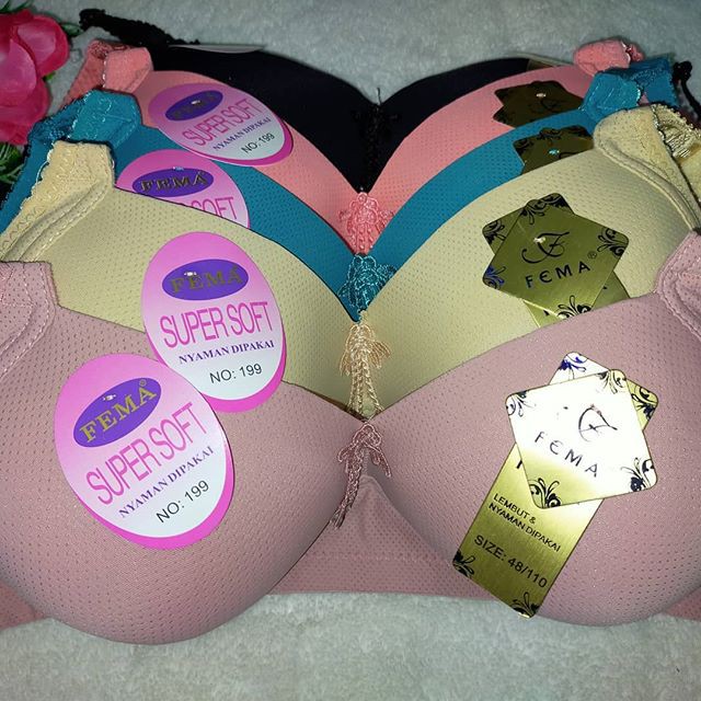 Bra Fema 199 jumbo cup D size 42-48 termurah