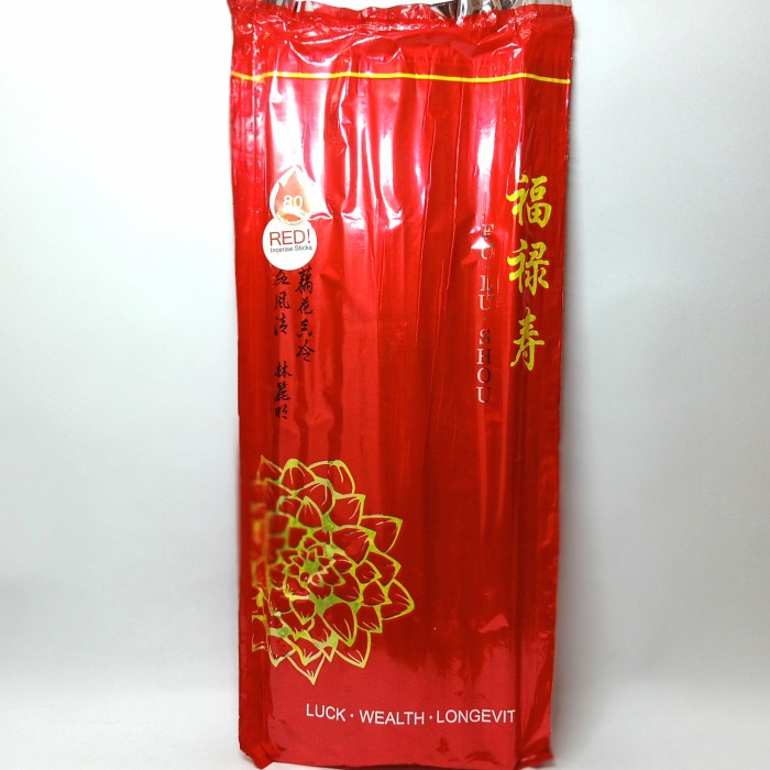 hio dupa wangi fu lo so merah panjang 80 menit / hio fuluso pendek