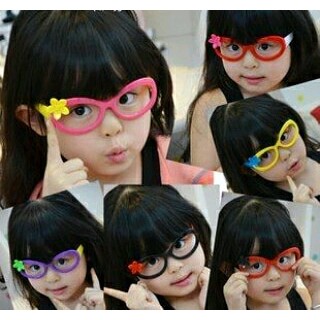 Langsung Order KACAMATA FASHION ANAK FLOWER TANPA LENSA/BOLONG - Ungu terbaik