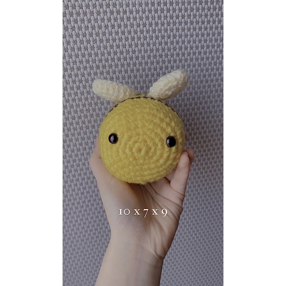 bee crochet uk 10 x 7 x 9 - yunyunshop