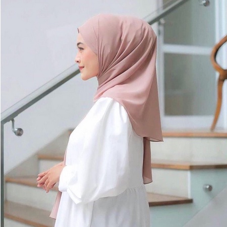 hijab pashmina oval ceruty babydoll // hijab pashmina curve malaysia premium