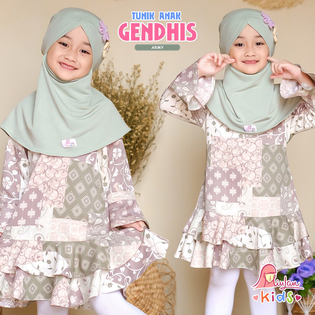 Tunik Anak Gendhis Gamis Anak Miulan Original