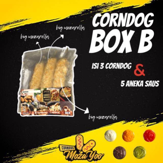 

Frozen box corndog/corndog mozarella box b