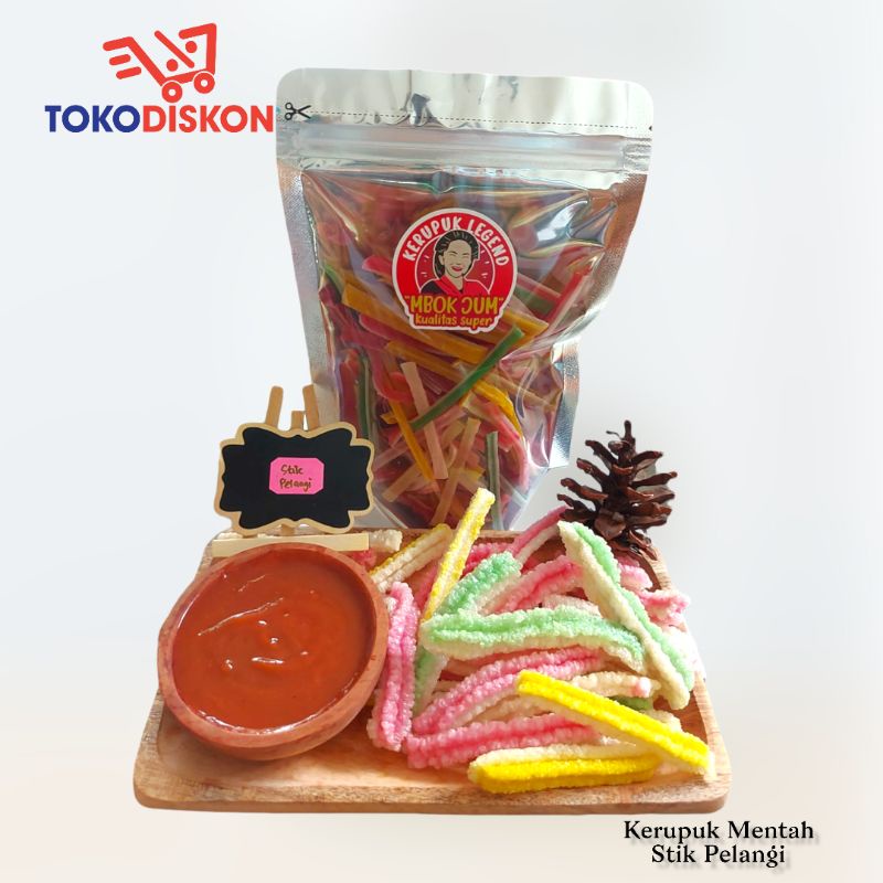 

Kerupuk Mentah Stik Pelangi - Krupuk / Premium