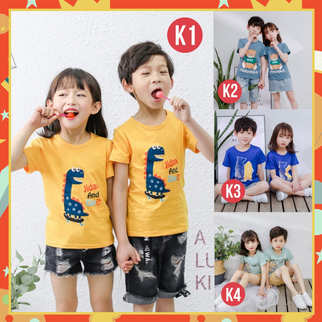  Baju  Kaos Anak  Laki laki Perempuan Kaos Anak  Kartun 