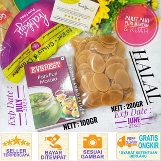 Makanan India Pani Puri Makanan Import Shopee Indonesia