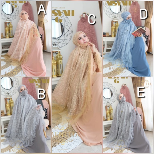 Ready Mukena Aisyah vol 5/6 by Baenetta