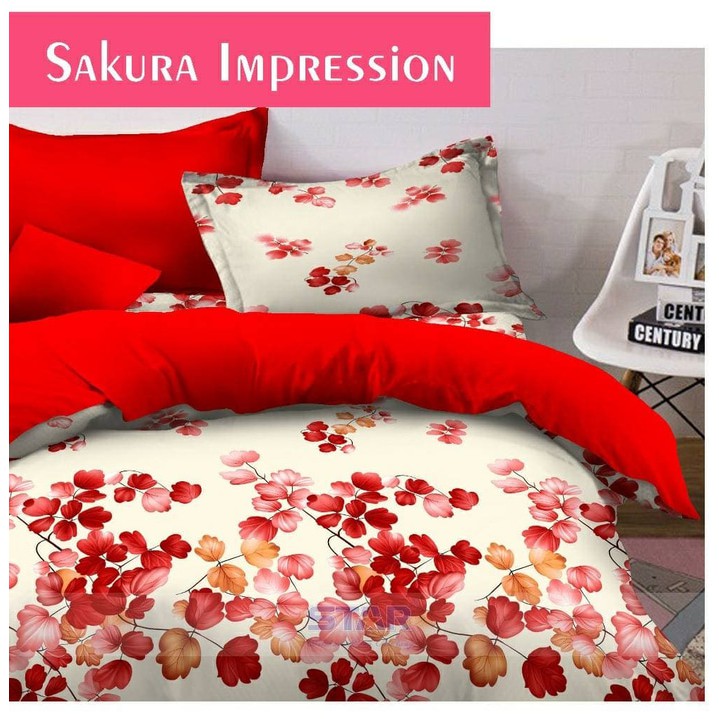 Sprei STAR Sakura Impression3 Ukuran 120x200