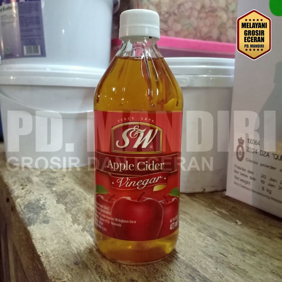 

S&W APPLE CIDER VINEGAR CUKA APEL 473 ML