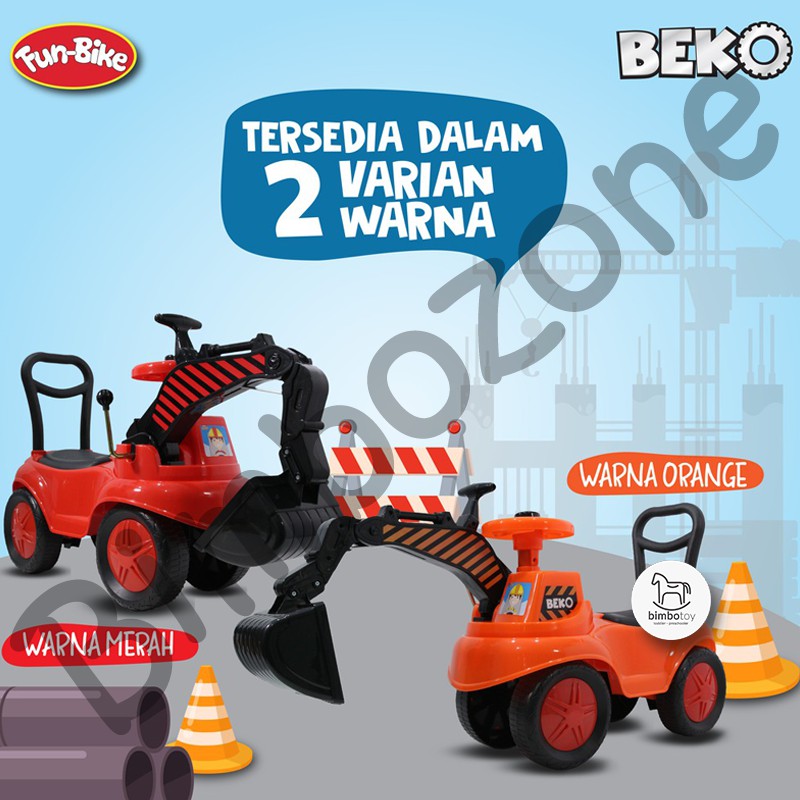 Bimbozone - Mainan Anak Motor motoran Toy Vehicle - Fun Bike VESPA BEKO