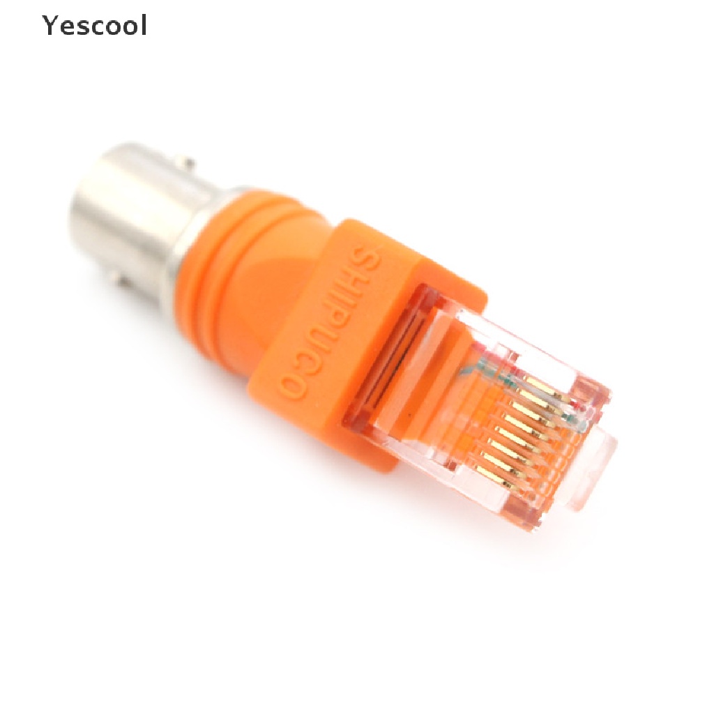 Yescool BNC Female to RJ45 Male Coaxial Barrel Coupler Adapter RJ45 to RF Connector .