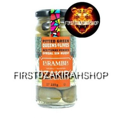 

La rambla pitted green queen olives 235gr