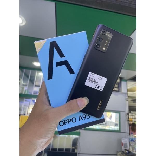 oppo a95 8/128gb second bekas pakai fullset original