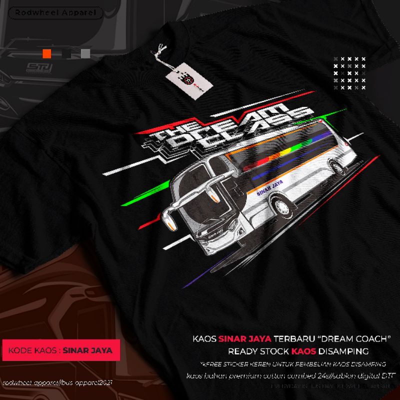 Kaos Bismania Kaos Bis Sinar Jaya Sleeper Bus Adi Putro