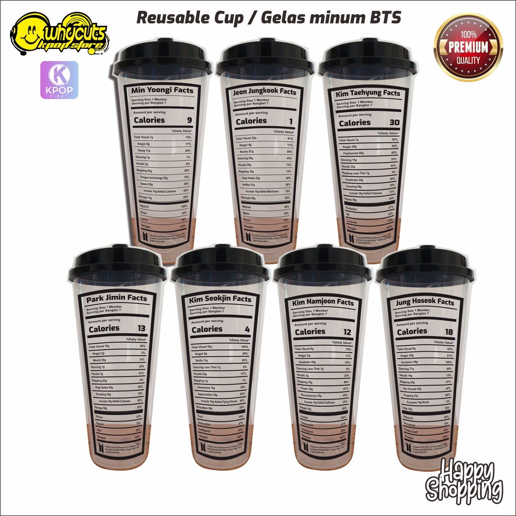 ReusableCup Bts Fact 700ml tahan panas dan dingin