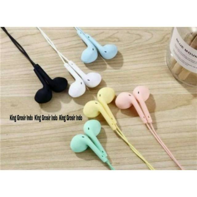 Headset Stereo U19 Macaron Handsfree Extra Bass Earphone U 19