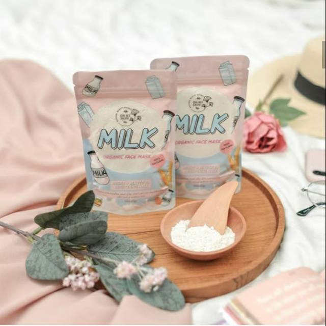 OH MY SKIN Masker wajah organik MILK