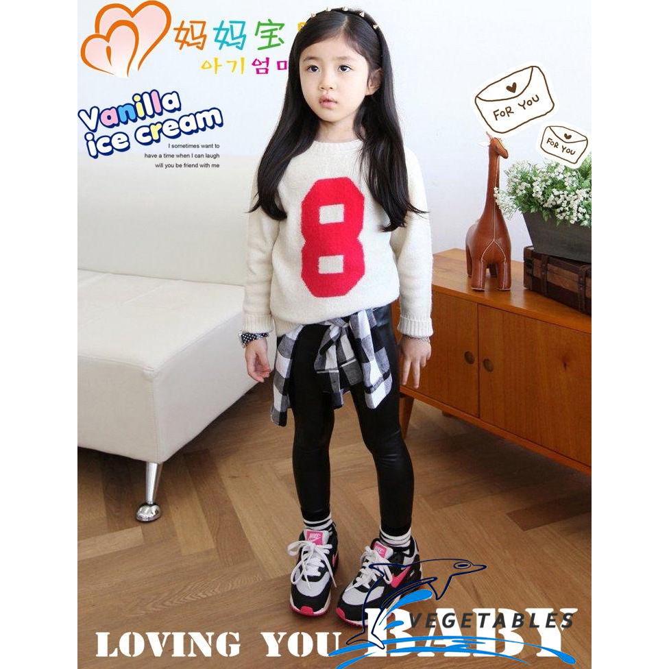 Bvg baby Celana  Legging  Panjang Bahan Kulit  Imitasi 