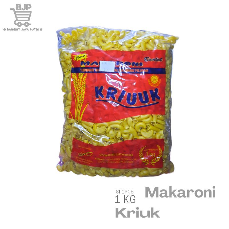 

Makaroni bantet mentah cap kriuk 1kg