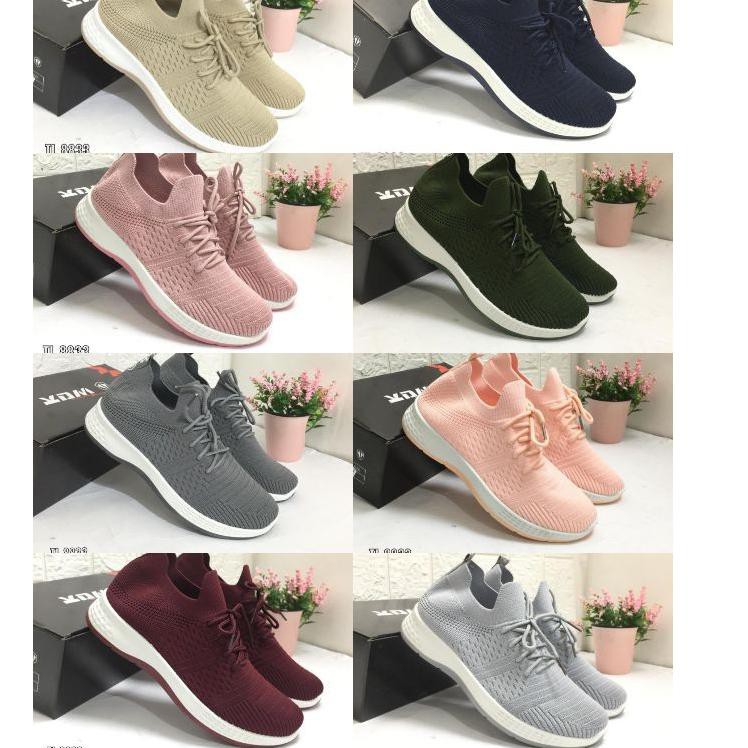 SEPATU SNEAKERS slipon rajut  WDK IMPORT SE8