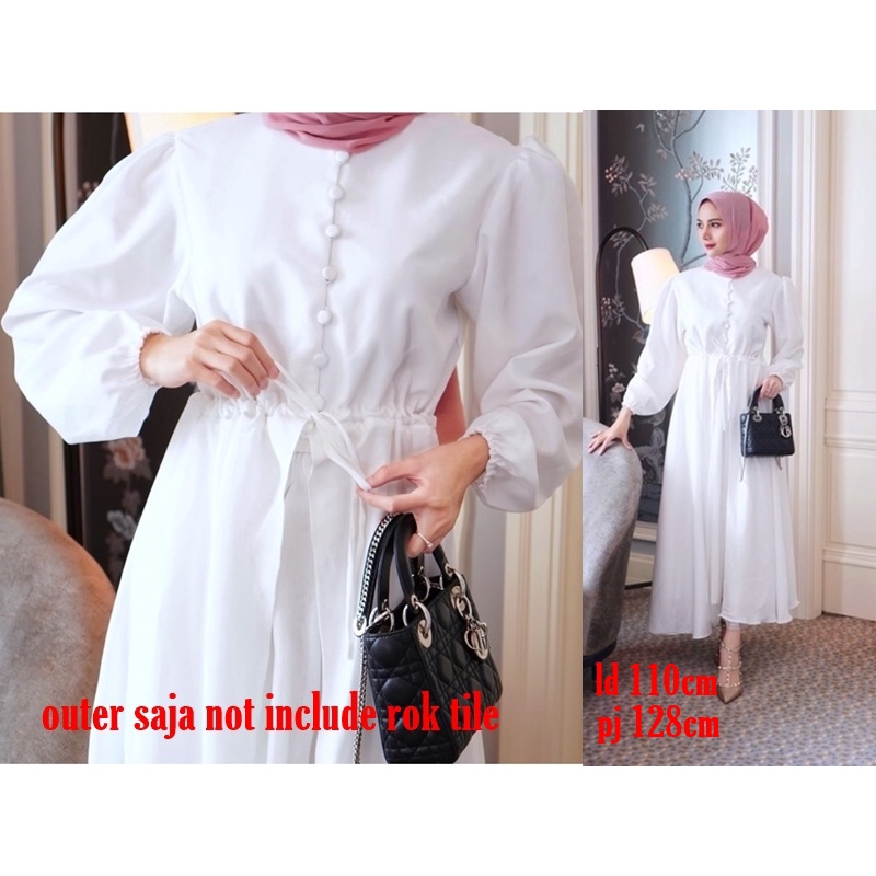 Long Outer Cantik Aisyah Abaya