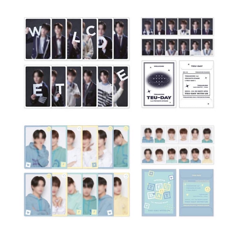 [READY TEUDAY] OFFICIAL TEUDAY TREASURE PHOTOCARD SET