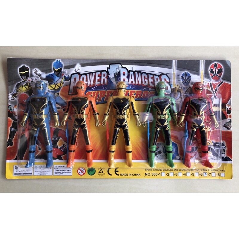 Mainan Figure Power Rangers set