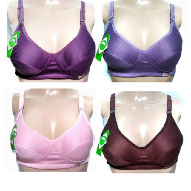 Bra Wanita Viorano Hana Jumbo Size 40 42 Tanpa Kawat / BH Wanita Jumbo Sport Bra Tanpa Kawat