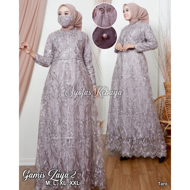 gamis brokat tulle DFS /kebaya modren/kebaya muslim/kebaya wisuda / gamis pesta / real pict gamis terlaris / gamis terbaru / gamis busui / ootd gamis muslim / gamis pesta 4.8 140 Penilaian 274 T