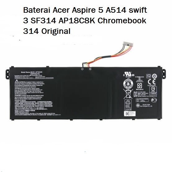 Battery BATERAI Acer Aspire 3 A315-42 A315-54 Aspire 5 A514-52 A515-43 AP18C8K ORIGINAL