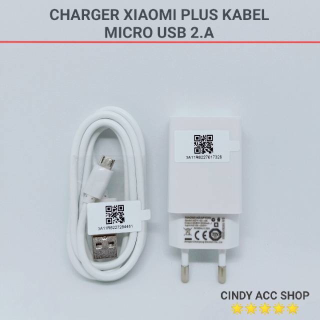 Charger Casan Carger Xiaomi Redmi Note 1 2 3 4 2S / Note2 Note3 Note4 / Mi4i / Mi 3