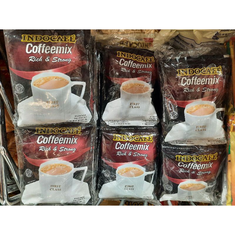 

Indocafe Coffee Mix Rich & Strong Kopi Sachet isi 10x27gr