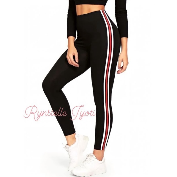 Legging Strip Panjang Dewasa By Rynstelle