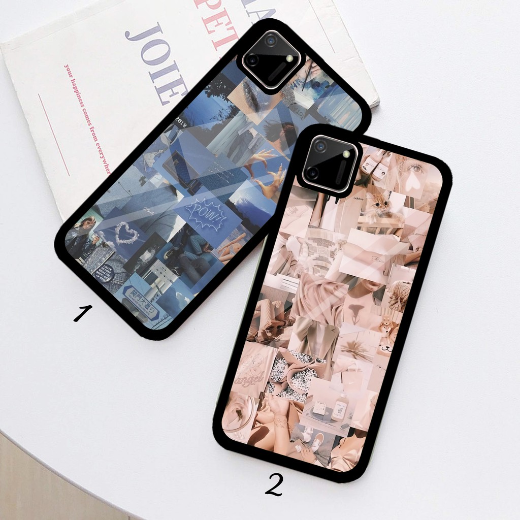 LS266 Softcase Glass Kaca Kilau REALME C11 12 12+ 12 PRO+ 11 4G NFC 11 PRO 5G NOTE 50 C67 C53 C51 C5